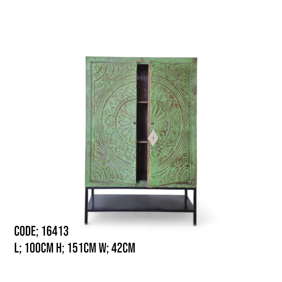 Carved Wood Cabinet