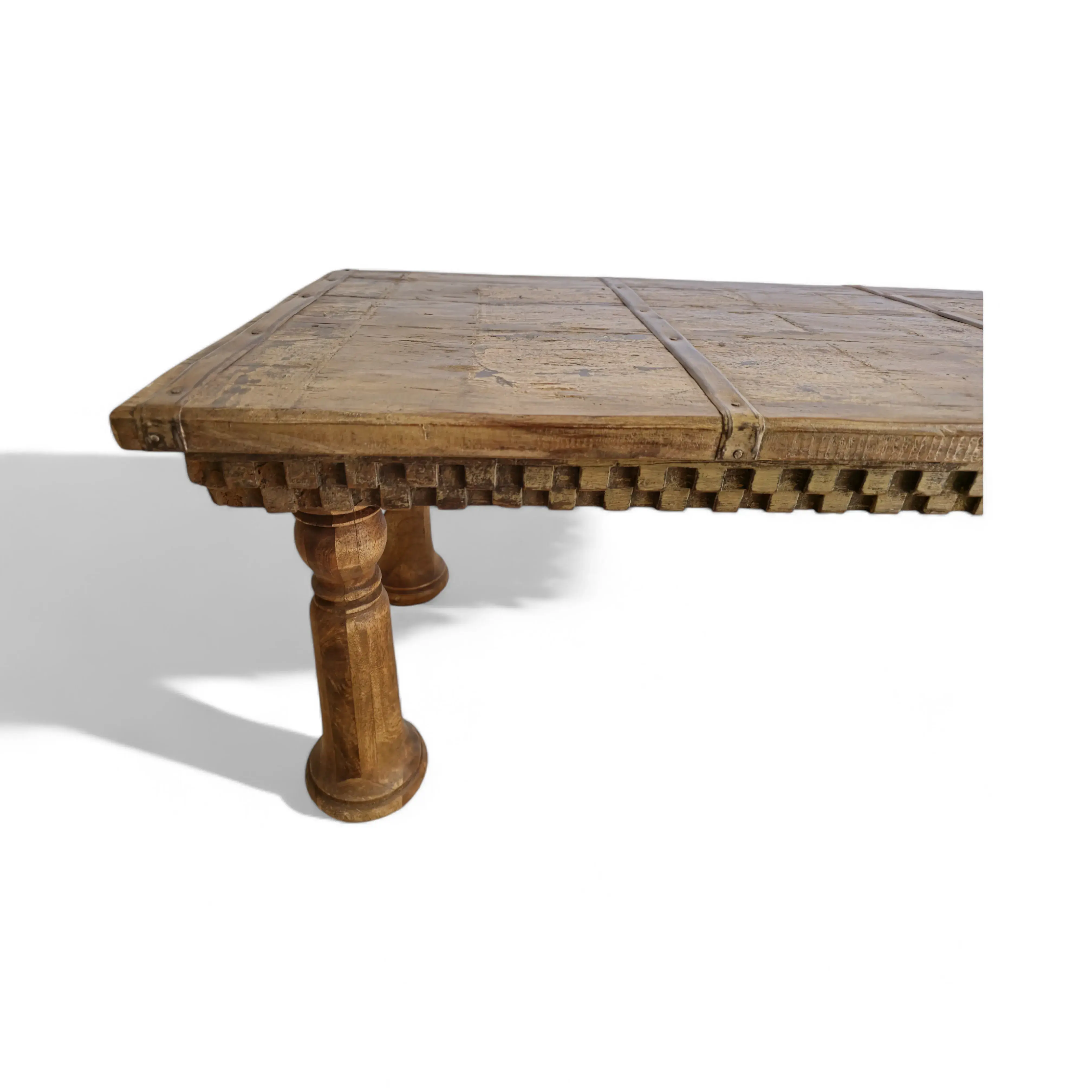 Al-Majlis Royal Teak Charpai Bench