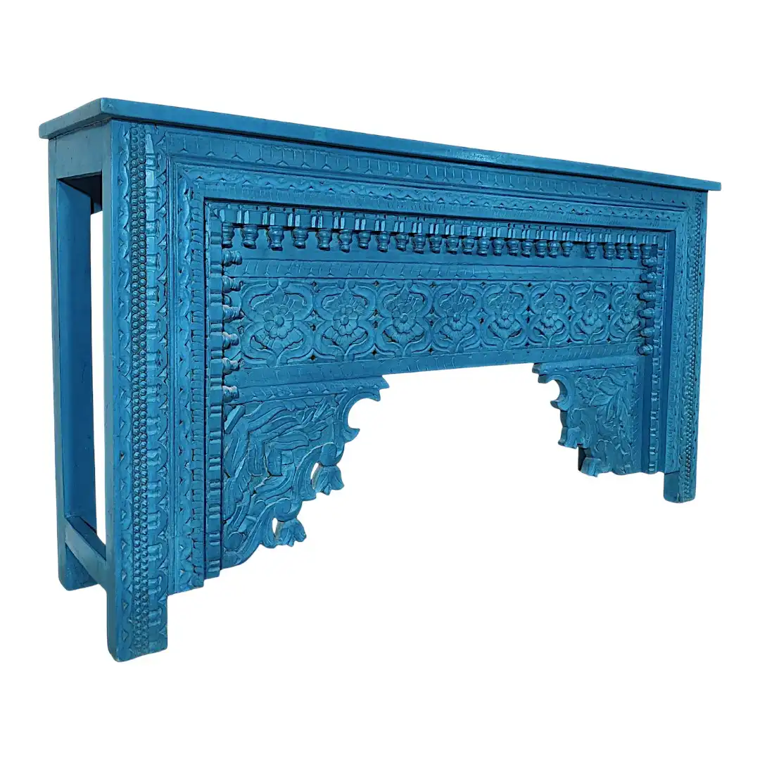 The Shiraz Azure Hand-Carved Console