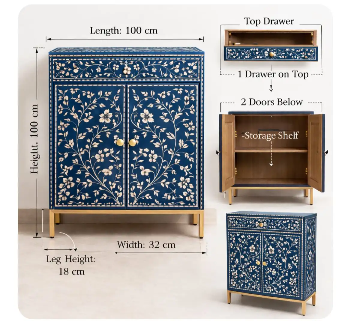 The Taj-e-Bahar Luminous Sideboard