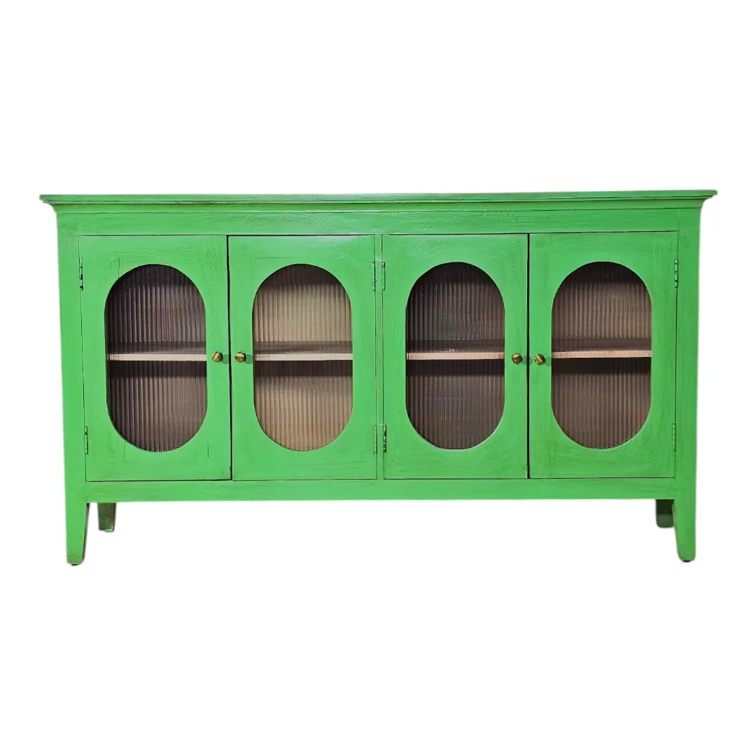 Grand Oval Console - Marigold Finish