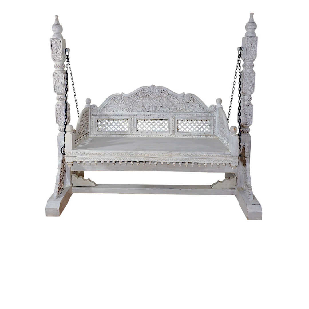 Serenity Carved Swing Bench