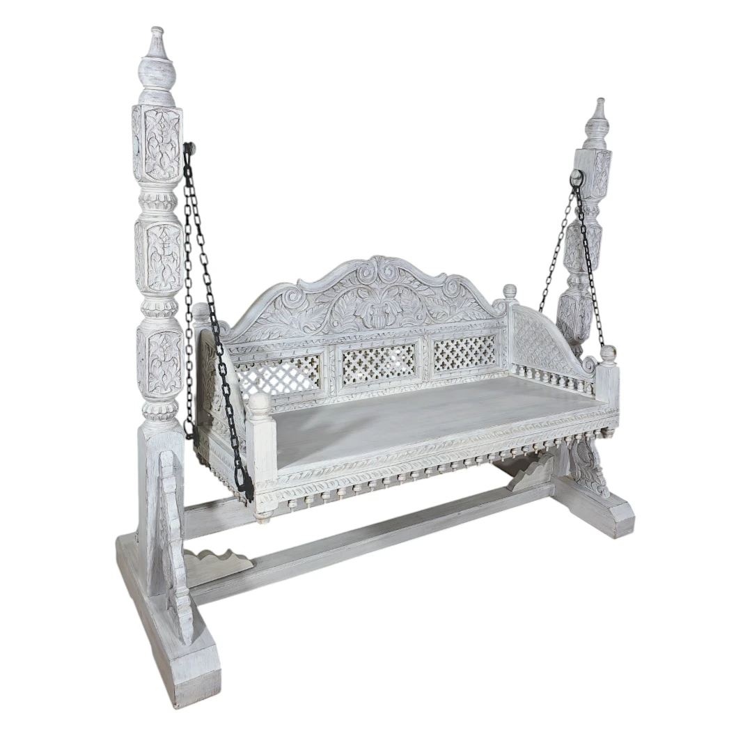 Serenity Carved Swing Bench