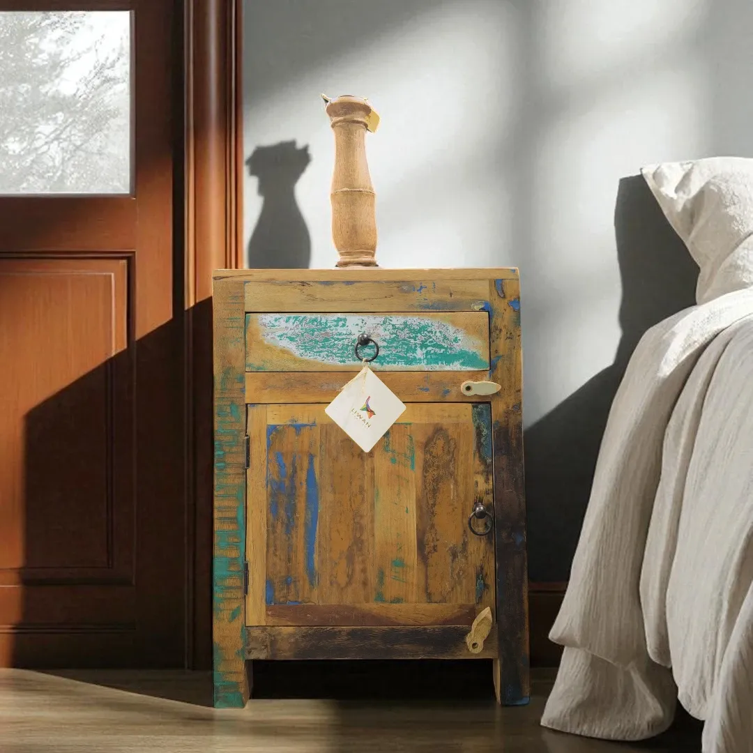 Coastal Charm Bedside Table