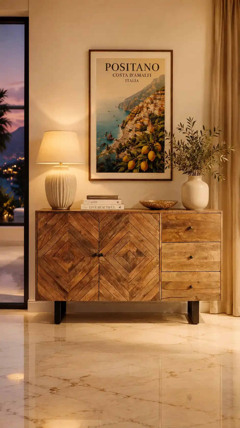 The Bohemian Chevron Heirloom Credenza