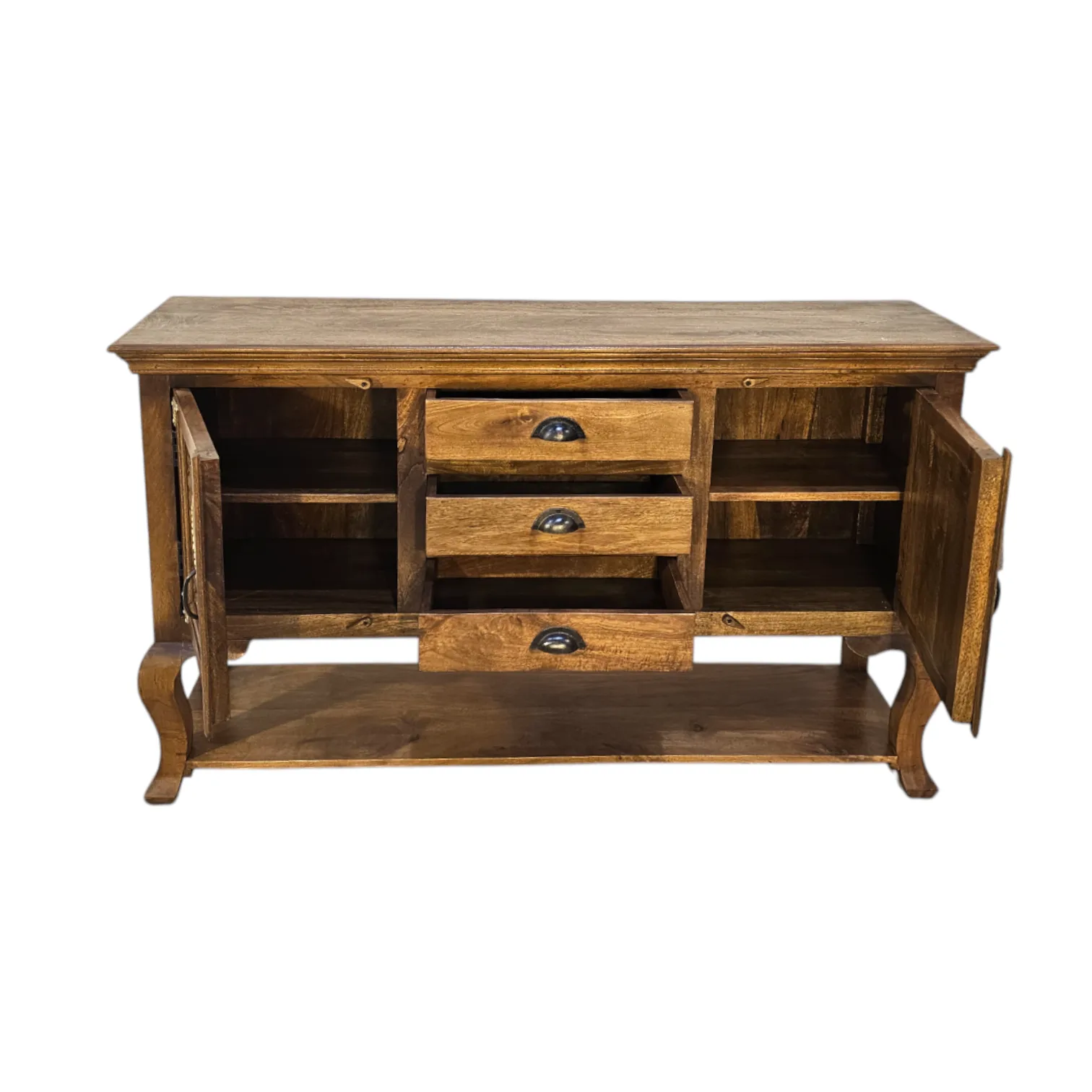 LUMINAIRE DORÉ: Artisanal Antiquity Console