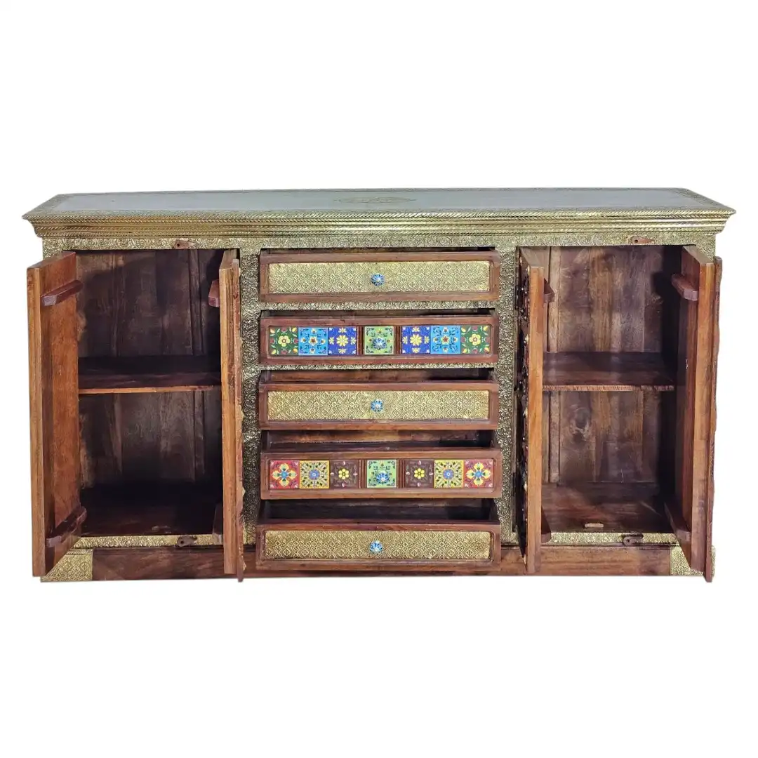 The Jahangir-e-Gulzar  Rosewood Credenza