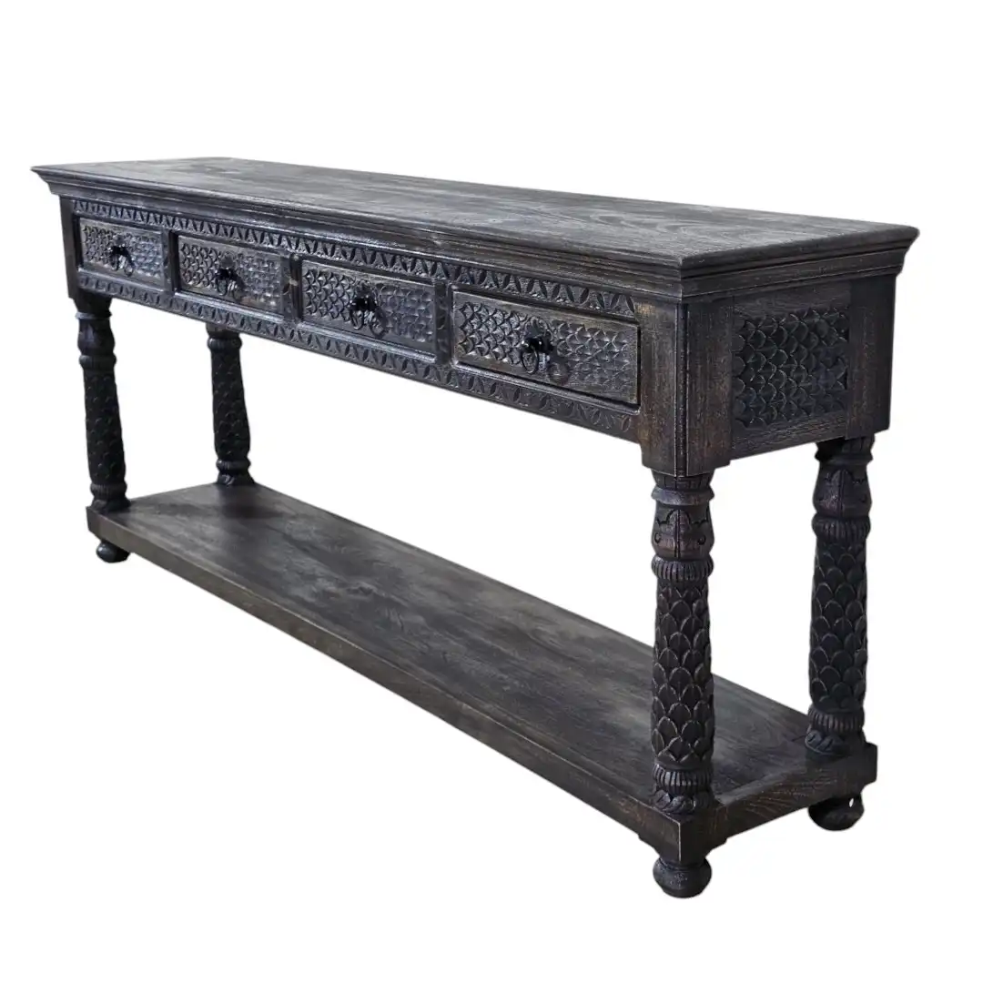 The Samarkand Carved Storage Console