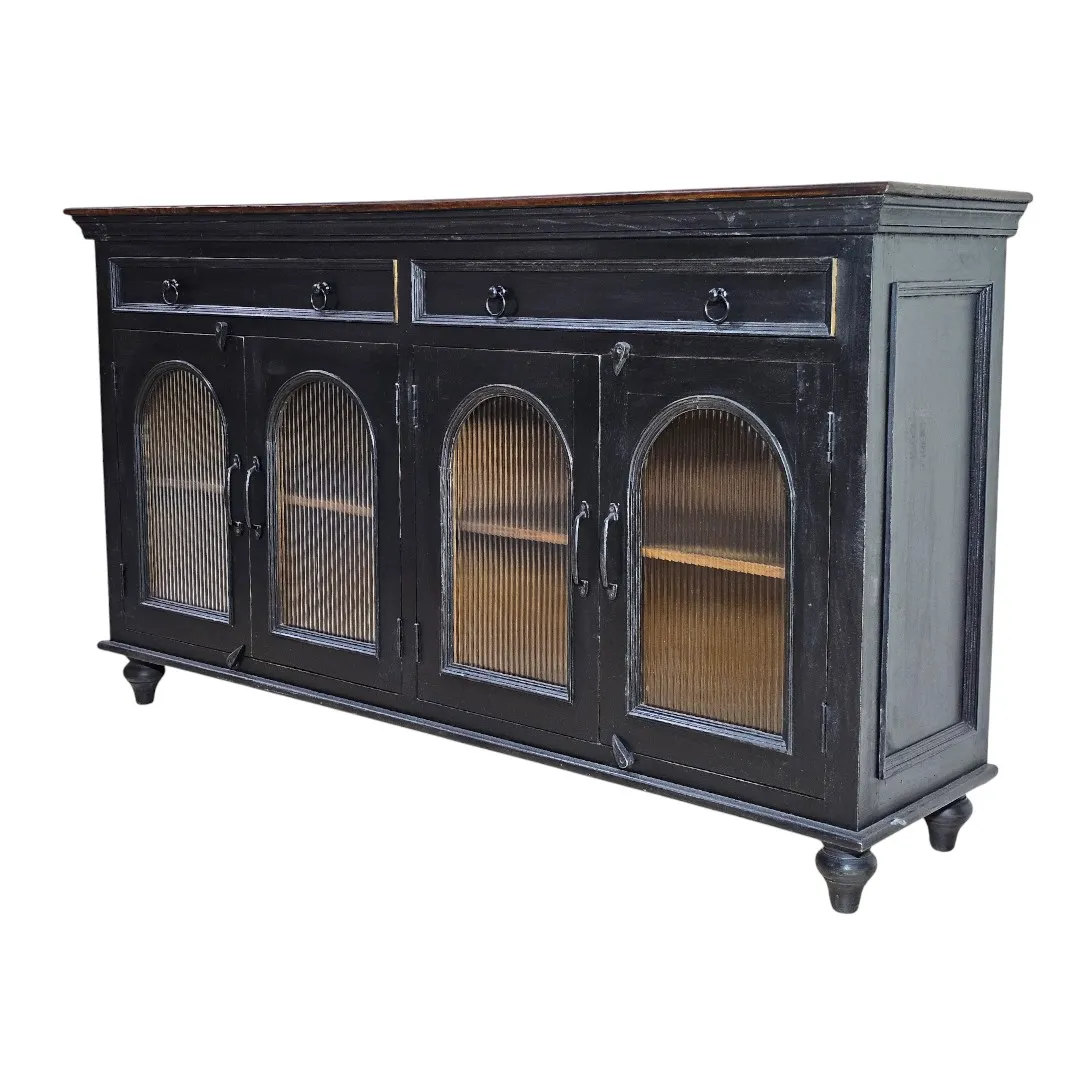 The Flute Glass Display Sideboard