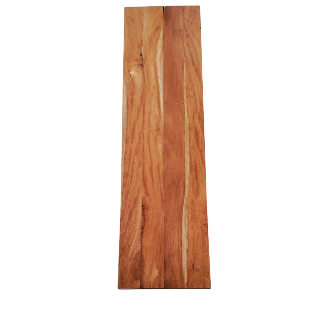Nature's Edge Wooden Bench with Metal Base