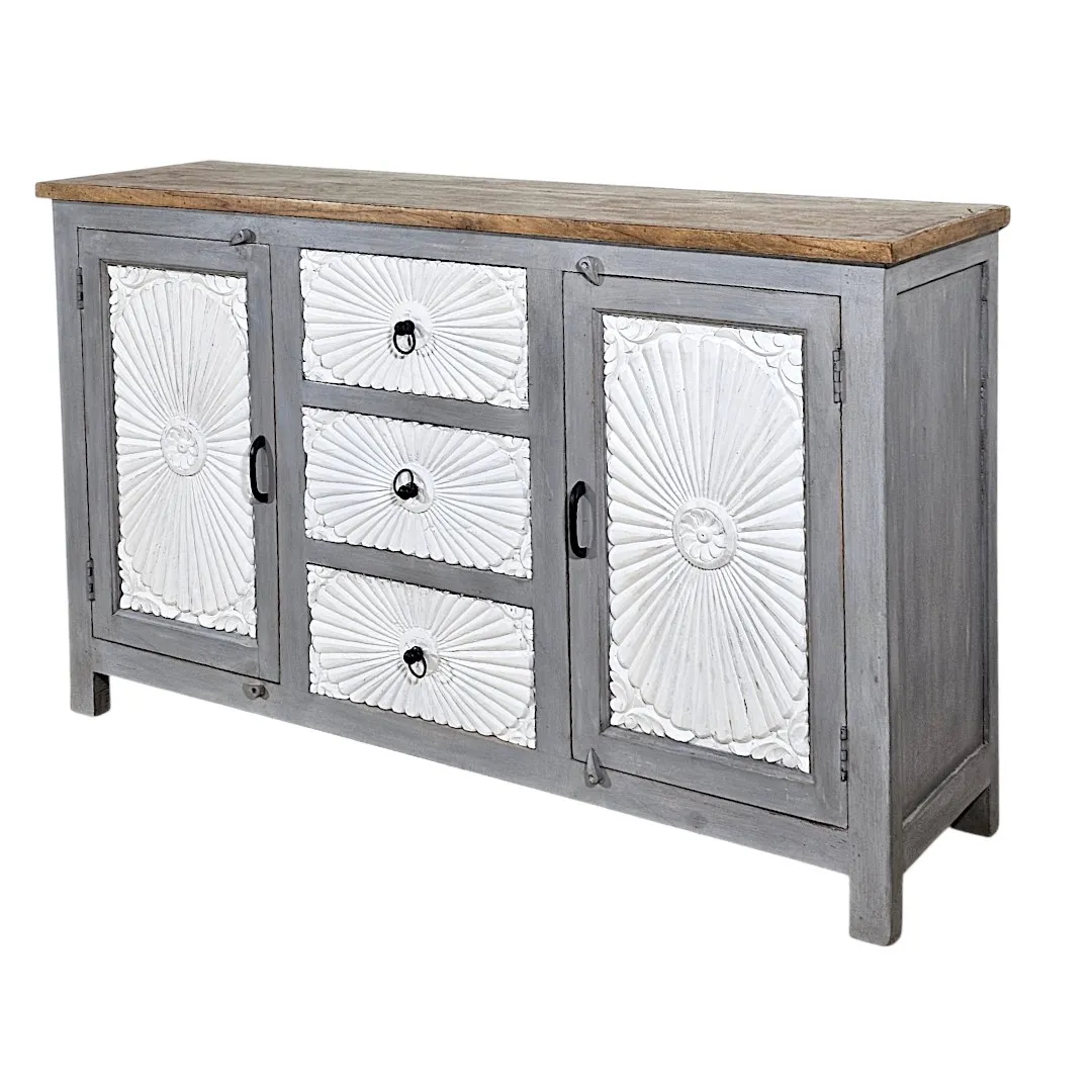 The Bahar Royal Sideboard بوفيه "بهار خراد" من خشب المانجو الصلب