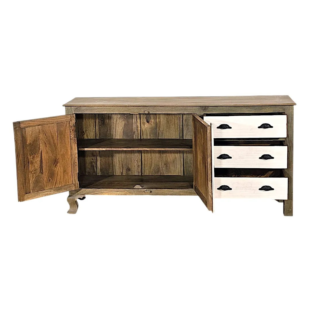 The Vine & Petal Hand-Carved Sideboard