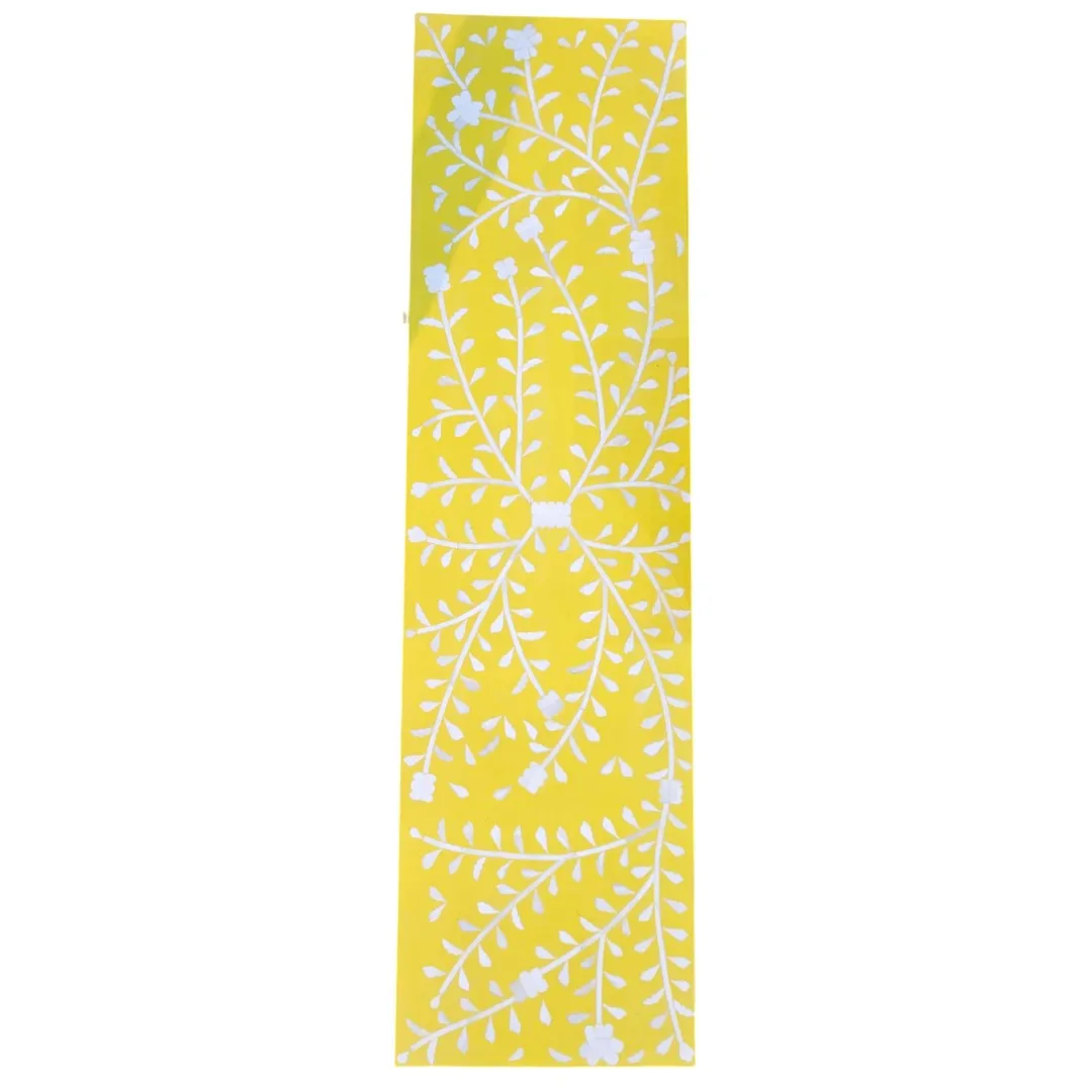 Jameela Floral Inlay 4-Door Sideboard