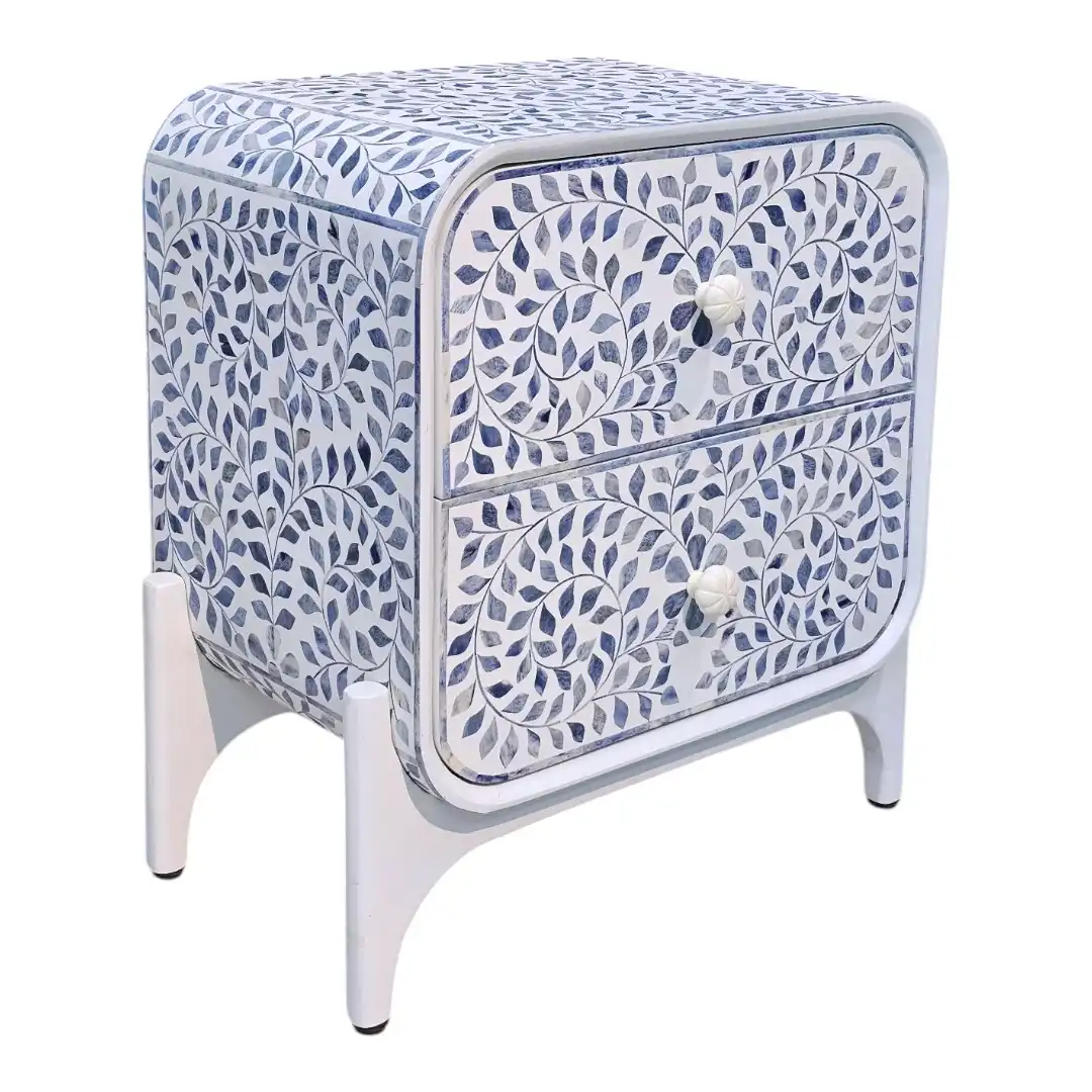 The Sultana’s Bone Inlay Bedside Table
