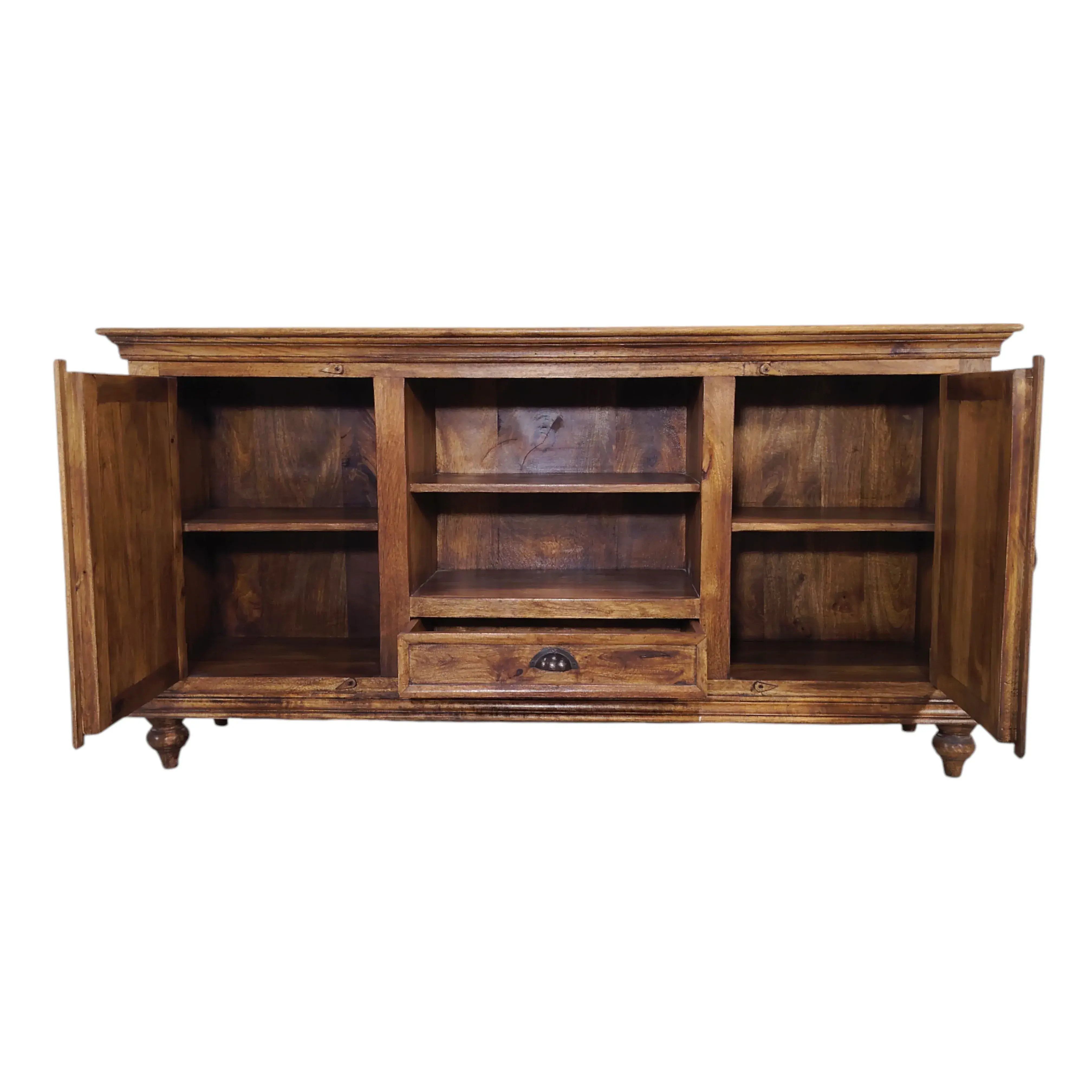 Jardin Embossed Media Cabinet | Gabinete de Latón