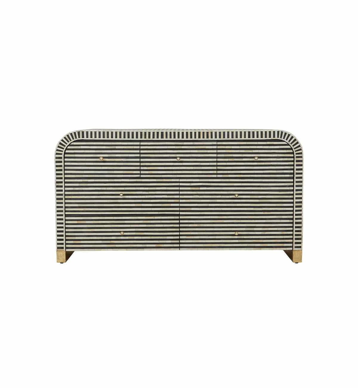 Coastal Stripe 7-Drawer Dresser