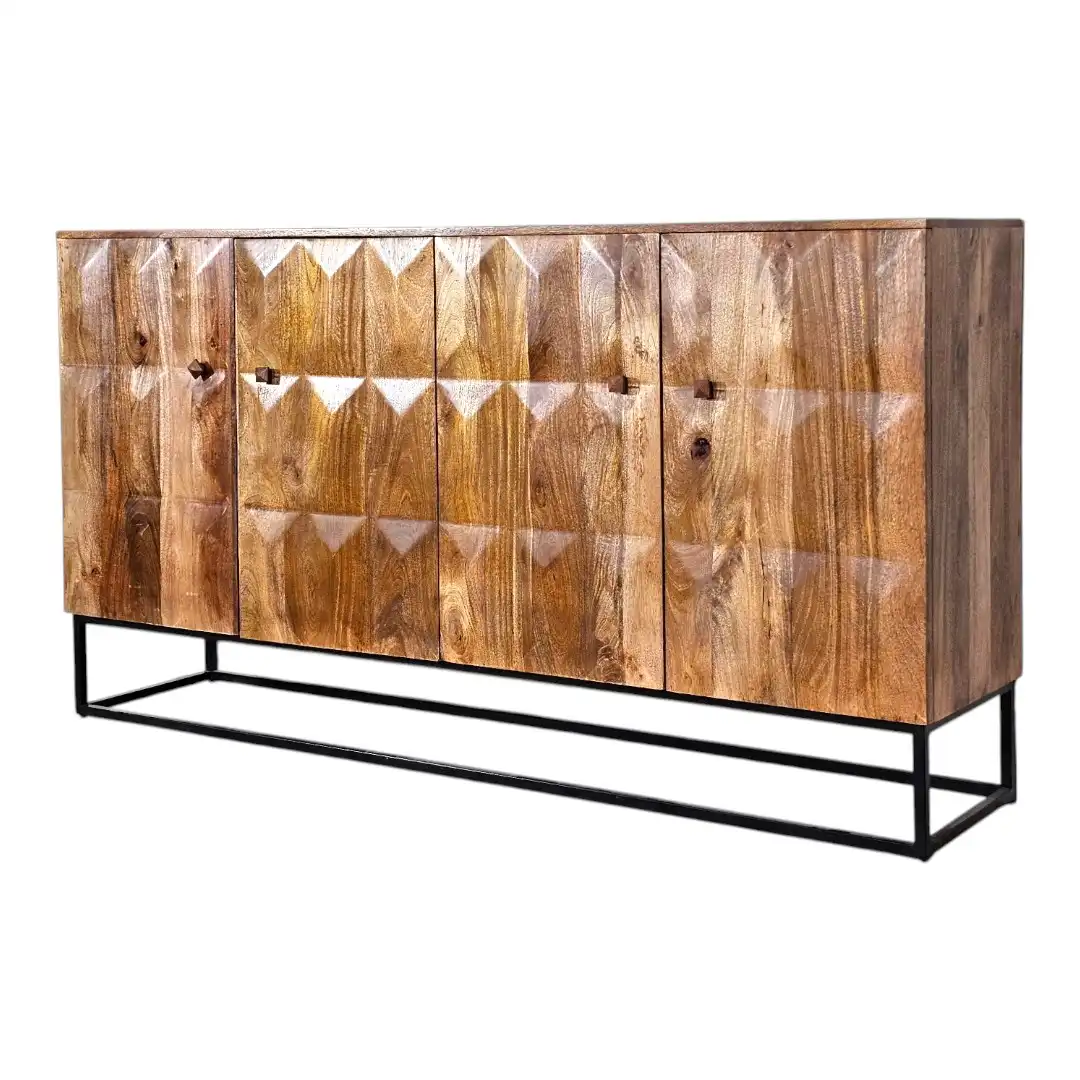 The Geometric Monarch Sideboard