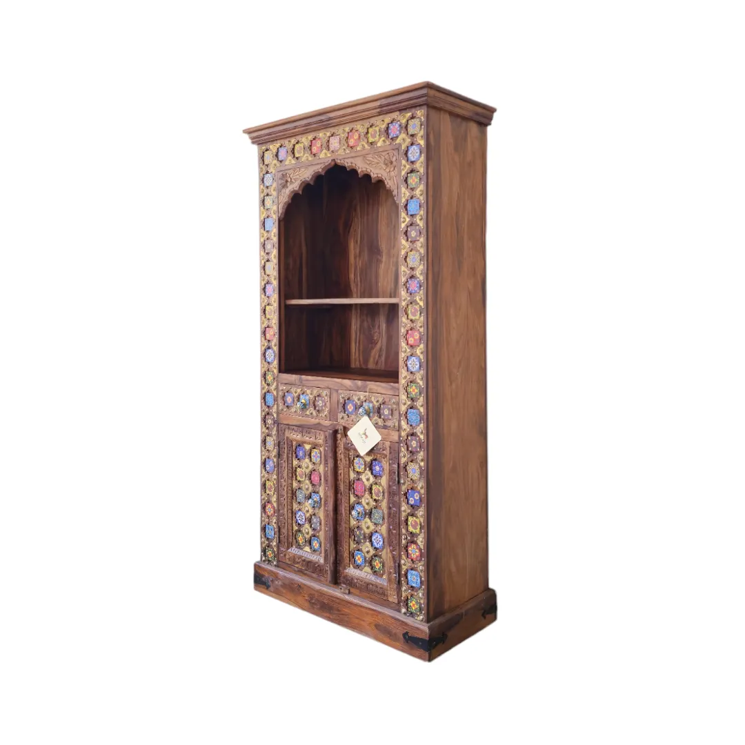 Al-Kitab Indian Rosewood & Gilded Brass Bibliothèque