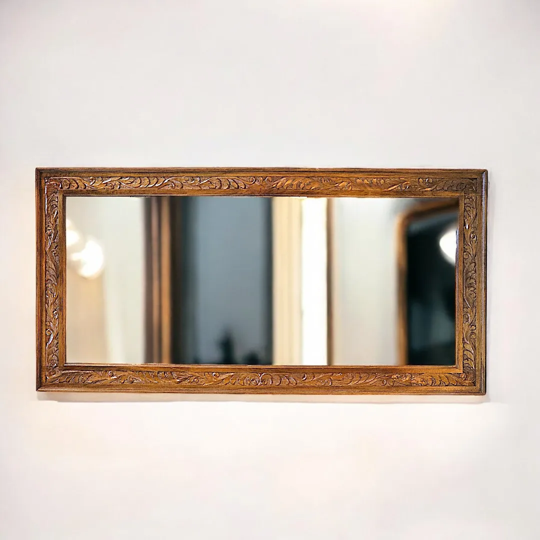 The Woven Mythos Scrolled Mirror