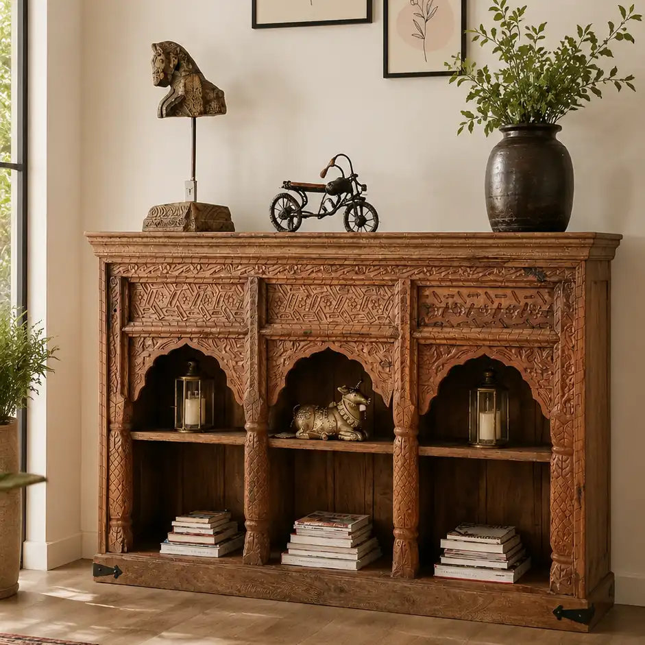 The Mughal Arcade Low Bookcase & Console