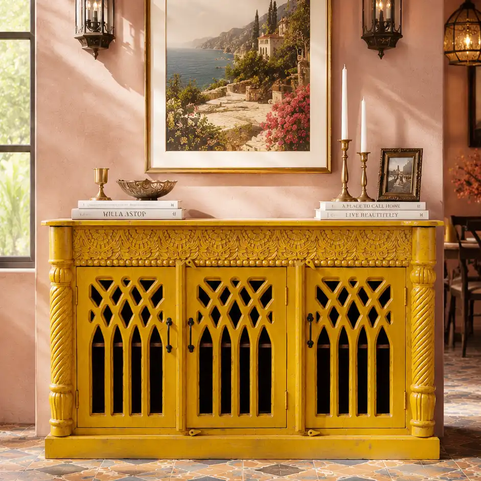 The Firdaus Arched Display Sideboard