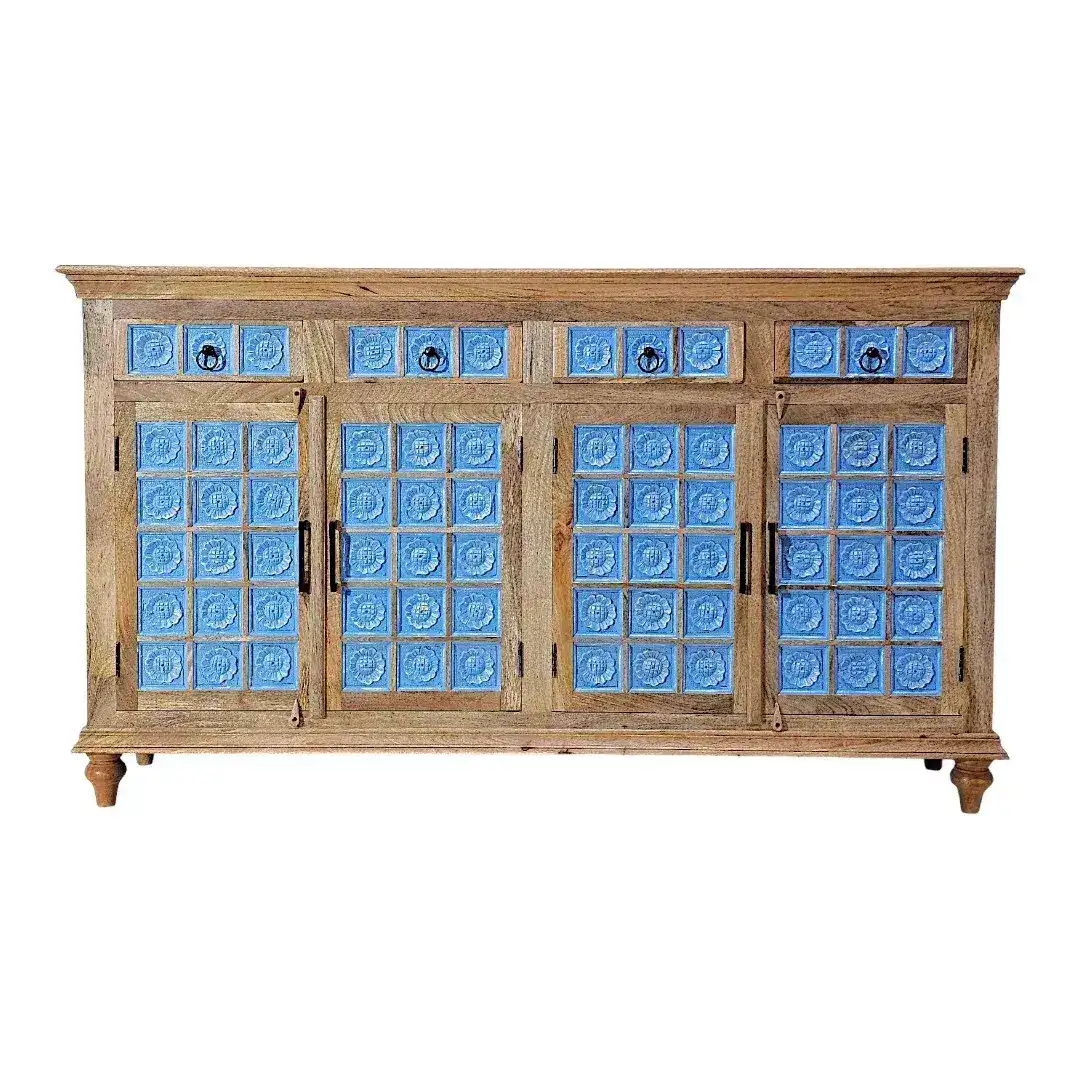 The Azulejo Chronicle Sideboard - 4 Door