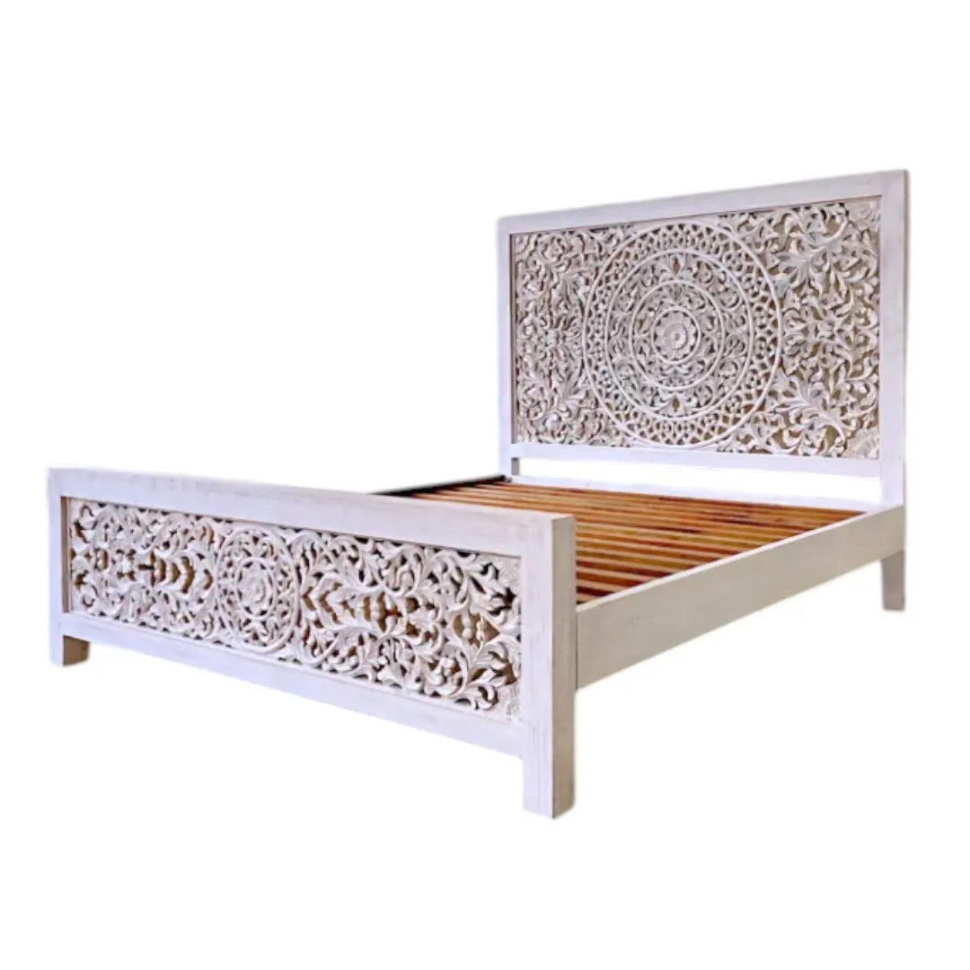 The Carved Sanctuary Bed