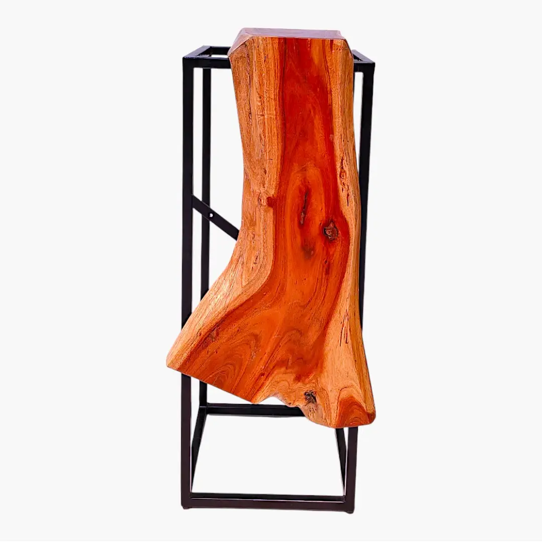 Eco-Modern Live Edge Side Table