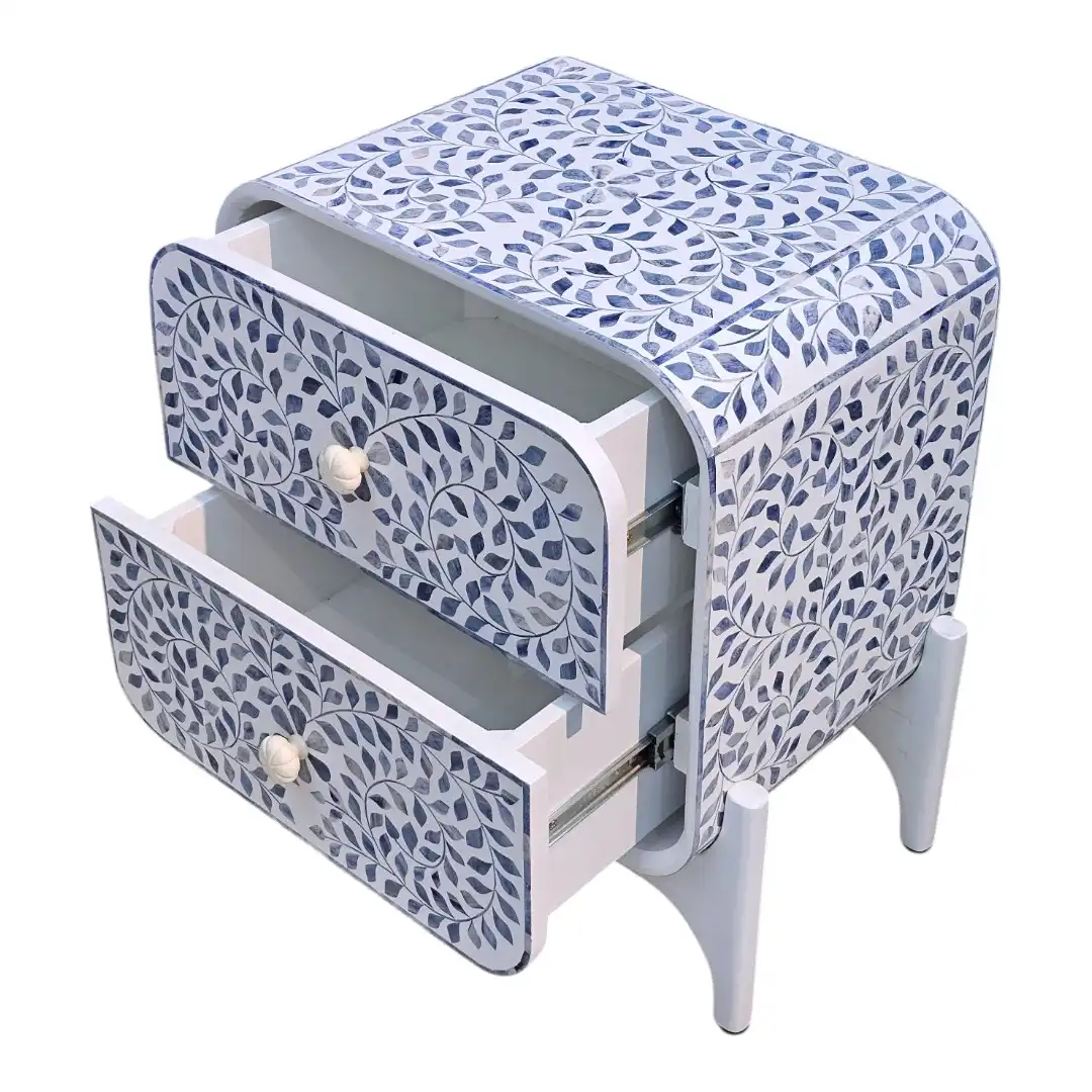The Sultana’s Bone Inlay Bedside Table