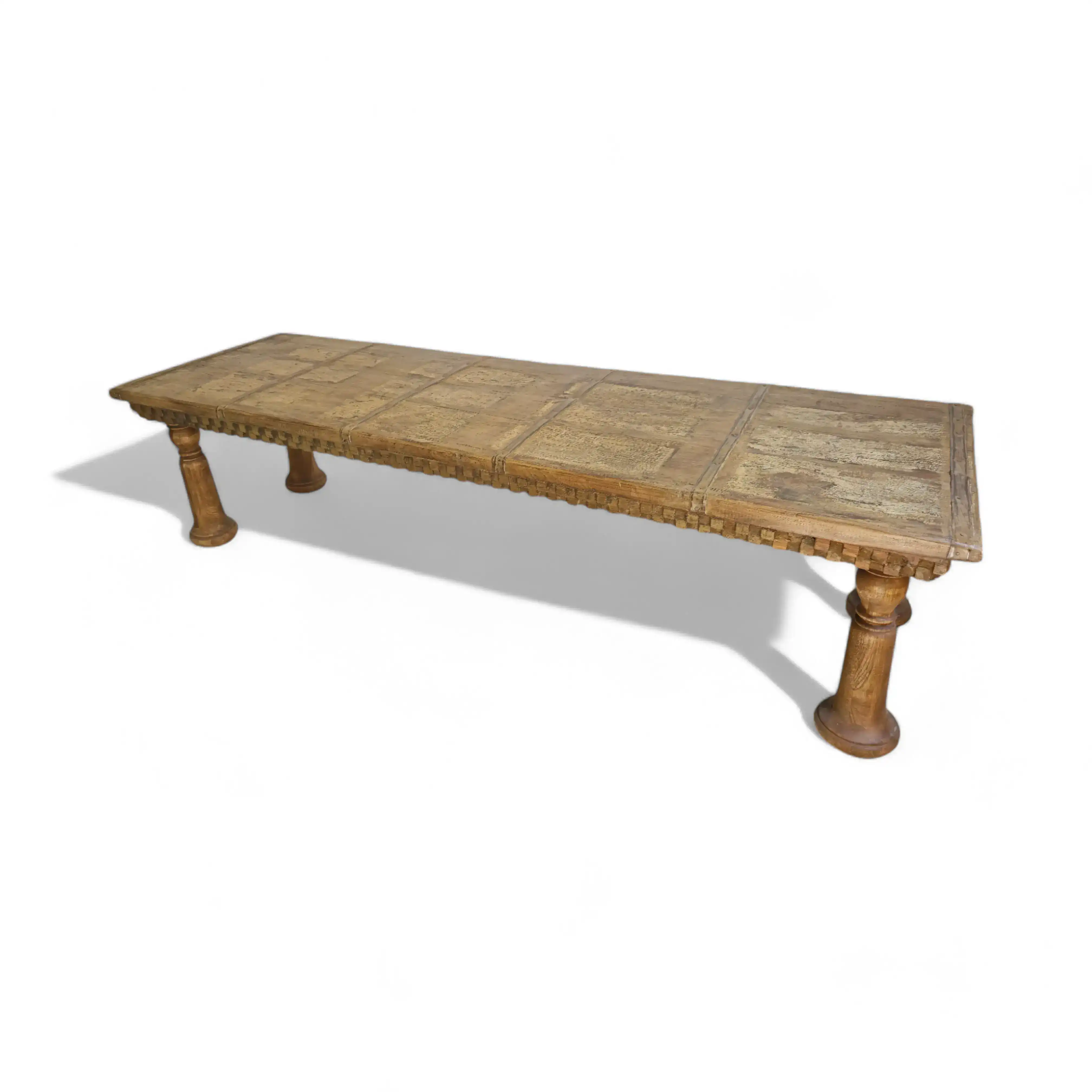 Al-Majlis Royal Teak Charpai Bench