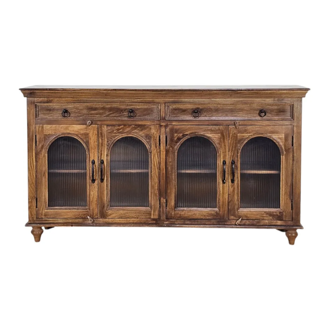 The Flute Glass Display Sideboard