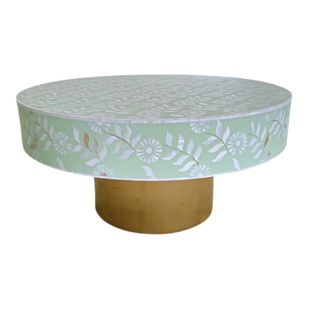 The Verdant Lotus MOP Coffee Table