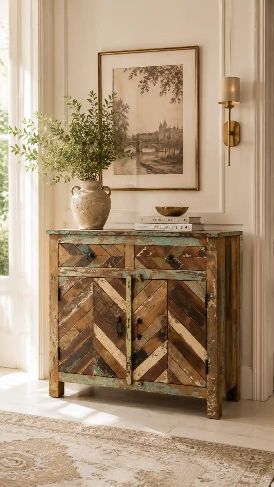 The Sierra Chevron Sideboard