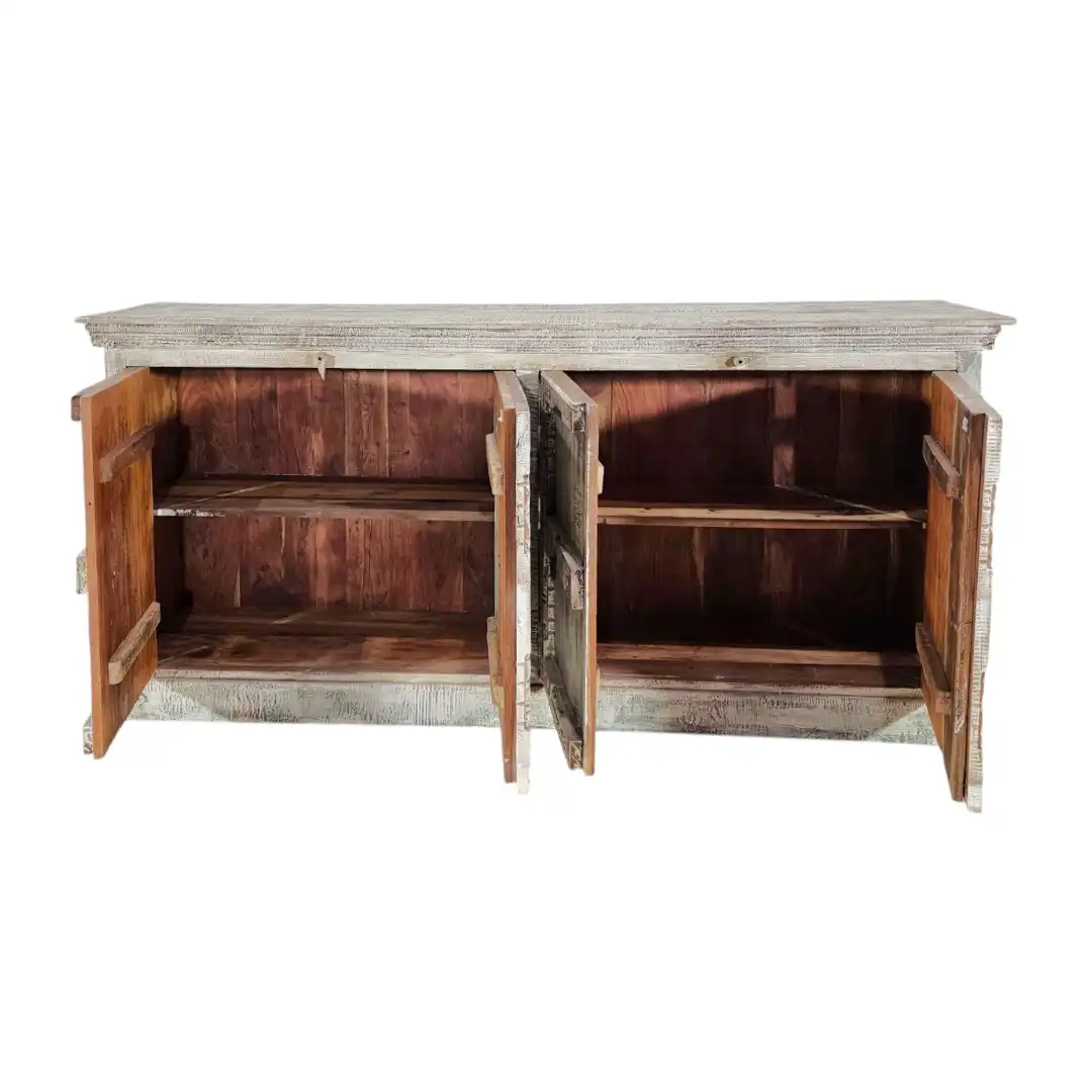 The Rajbari Palace Reclaimed Four-Door Sideboard
