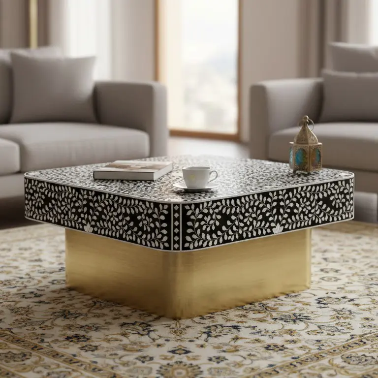 The Flora-Sea Inlay Coffee Table