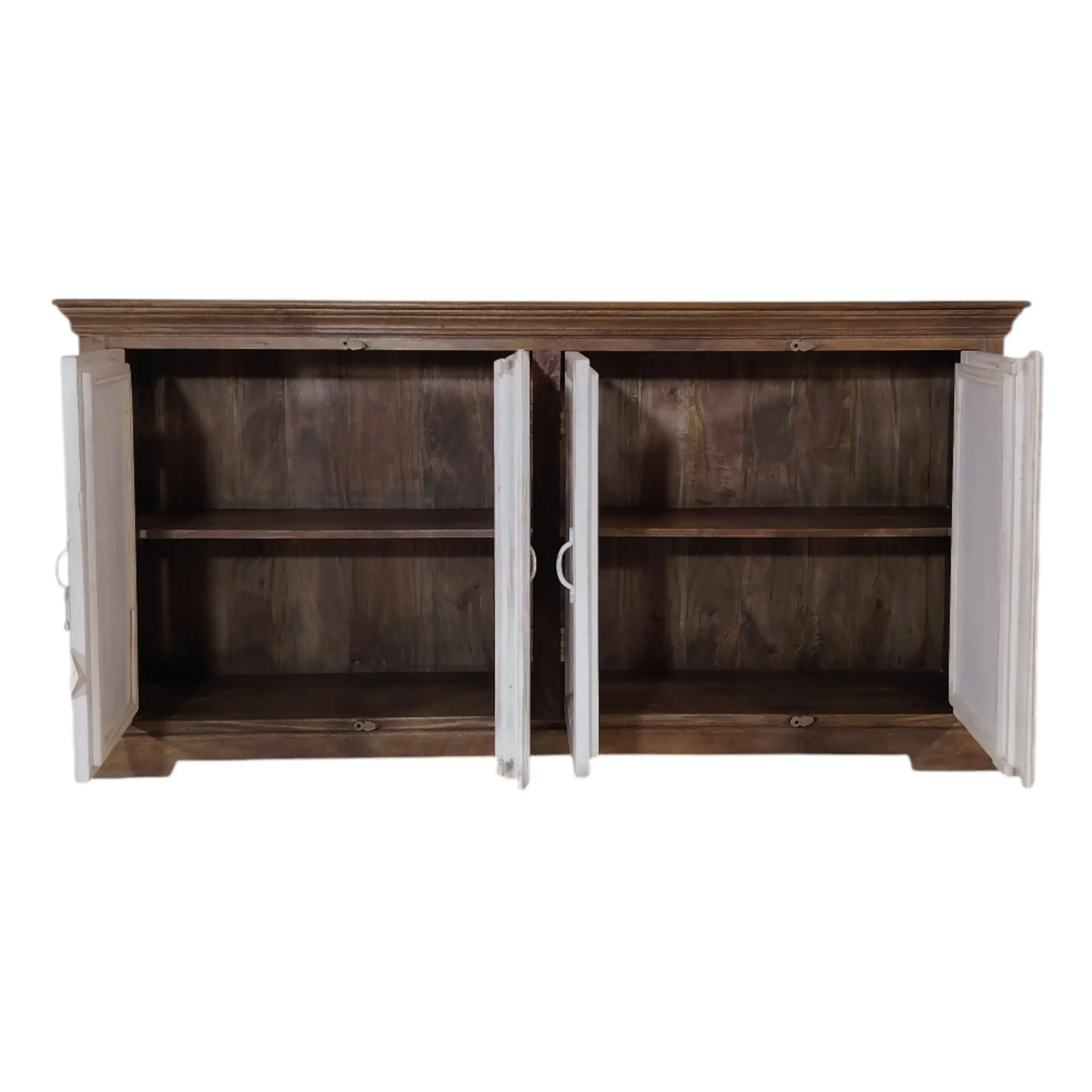 Jaipur Mirror Carved Sideboard