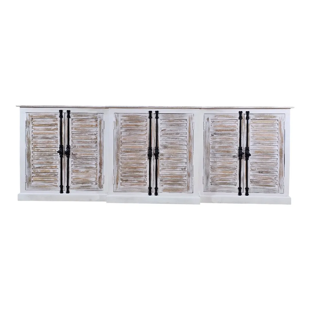 The Versatile Shutter Sideboard - Wide Storage Cabinet (Aparador de Persianas)