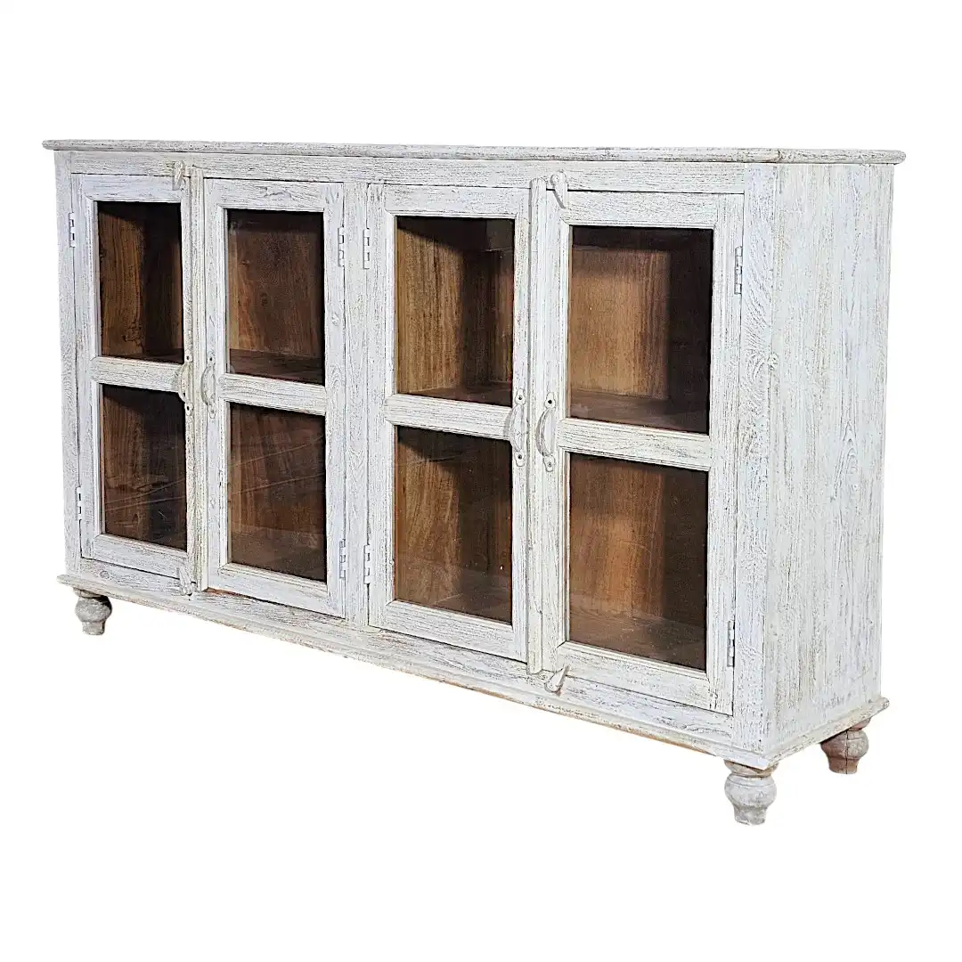 The Antiquated British Colonial Sandblasted Sideboard