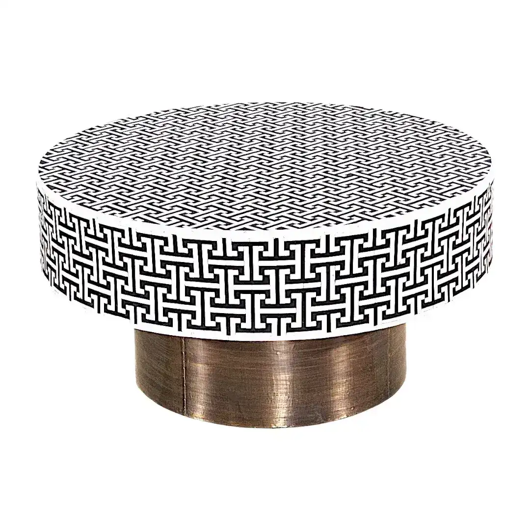 Interlocking Greek Coffee Table